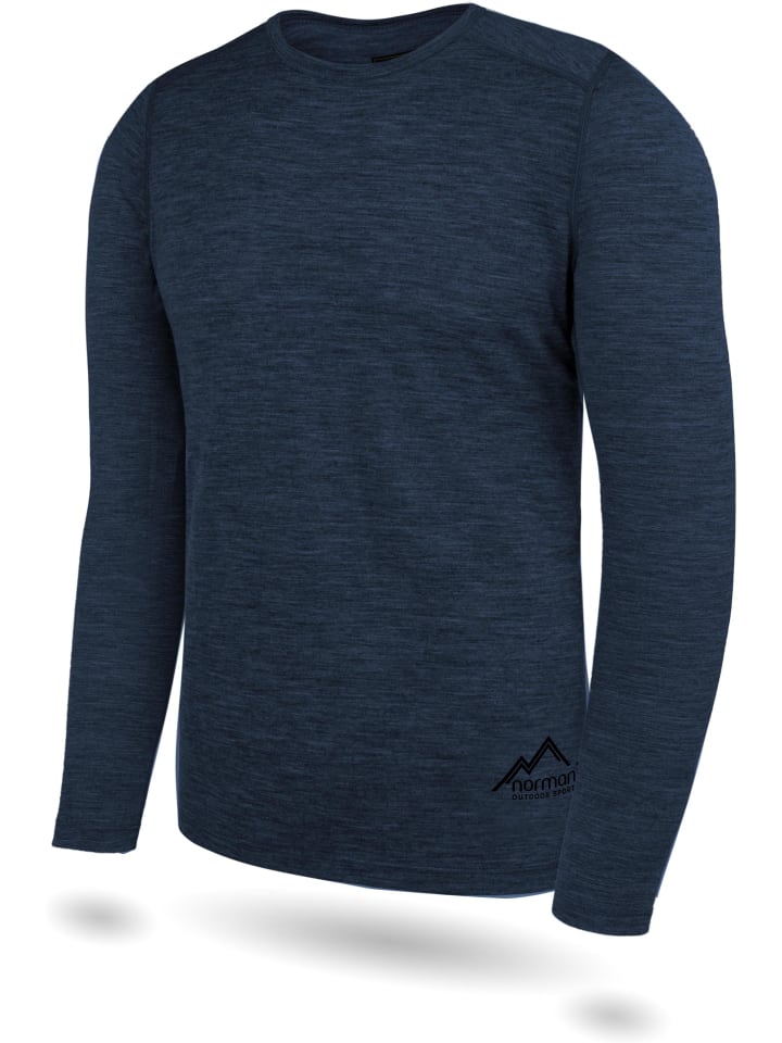 Normani Outdoor Sports Herren Merino Unterwäsche-Set Melbourne/Sydney in Navy günstig kaufen
