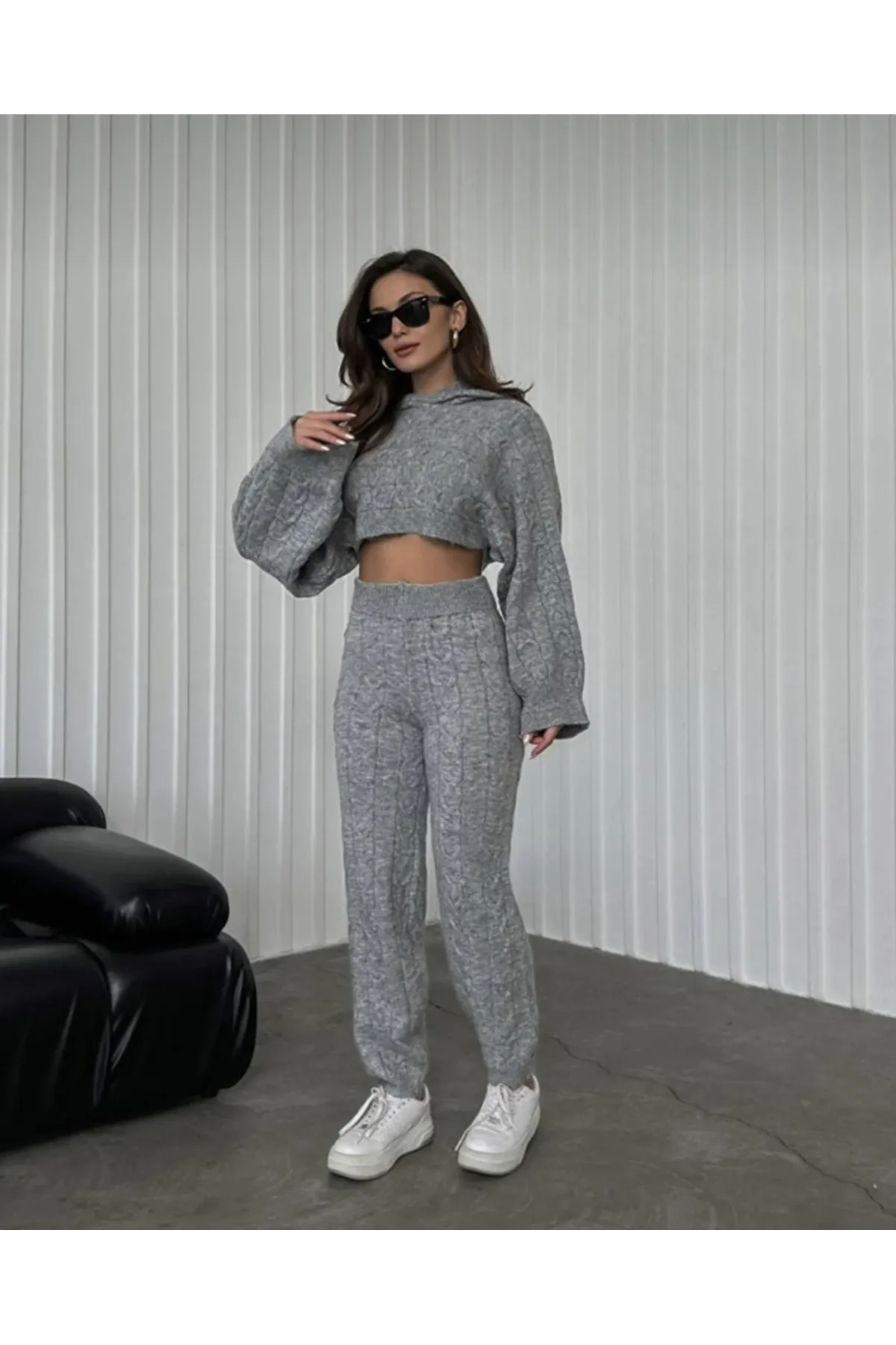 My Blog  Zweiteiler - Grau - Regular Fit