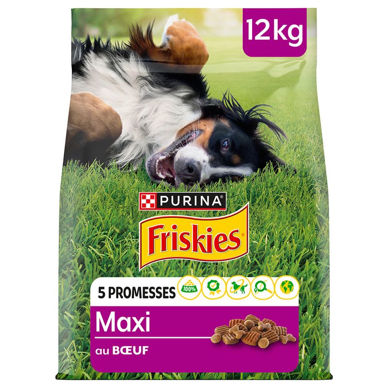 PURINA Friskies Adult Large Breed Hund Maxi mit Rind