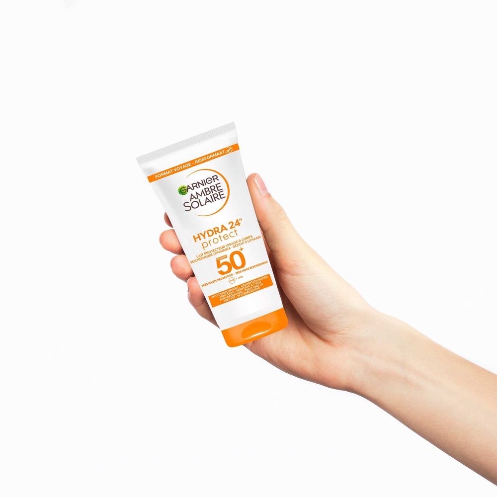 garnier Ambre Solaire Hydra 24h Protect Lait protecteur Hydra 24h FPS 50+ - Visage & Corps