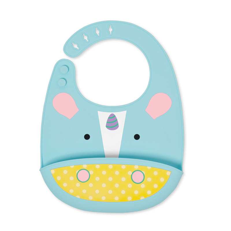 Bavoir en silicone licorne Skip Hop