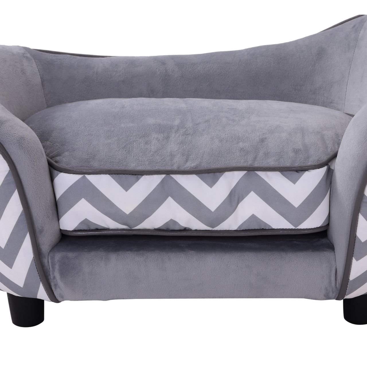 PawHut Haustiersofa Hundebett Hundecouch Hundesofa Hundematte Katze mit Kissen