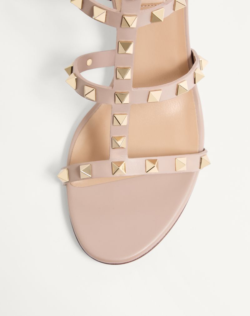 Rockstud sandaal met 60 mm bandjes