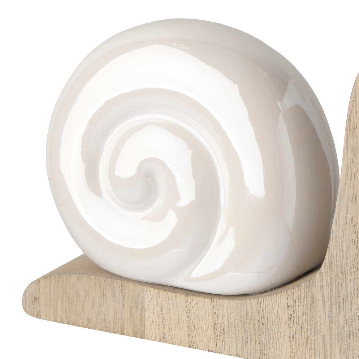 Deko-Schnecke mit Keramikhaus