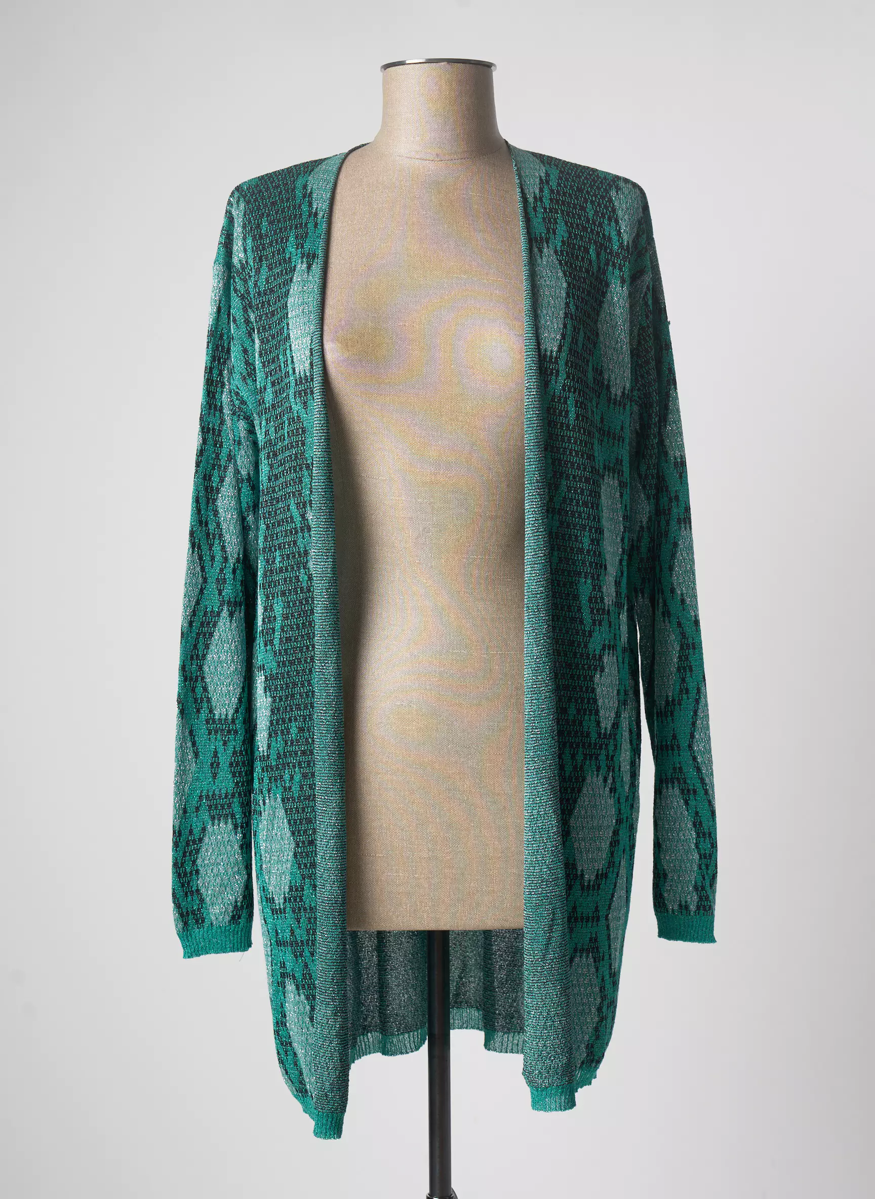 Please Cardigans Femme couleur vert
