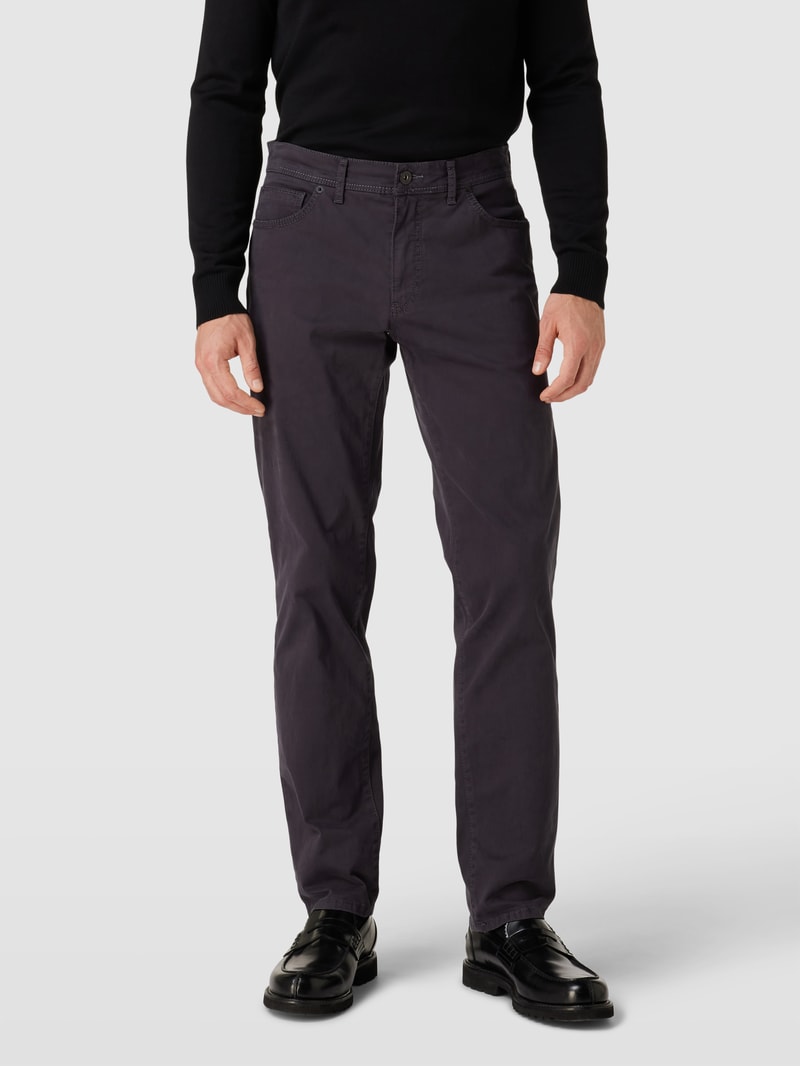 Hose im 5-Pocket-Design Modell 'Cadiz' in dunkelgrau
