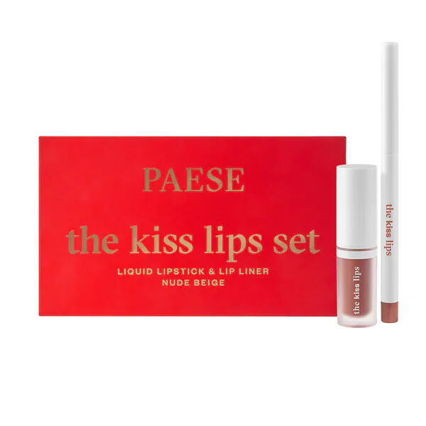 Паесе сет за усне „The Kiss“, 01 Nude Beige