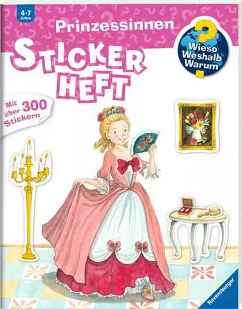 Ravensburger Wieso? Weshalb? Warum? Stickerheft: Prinzessinnen