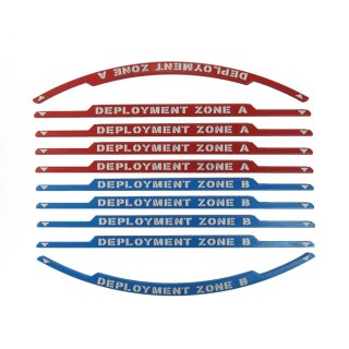 Deployment Zone Marker Set (Rot+Blau) (10)