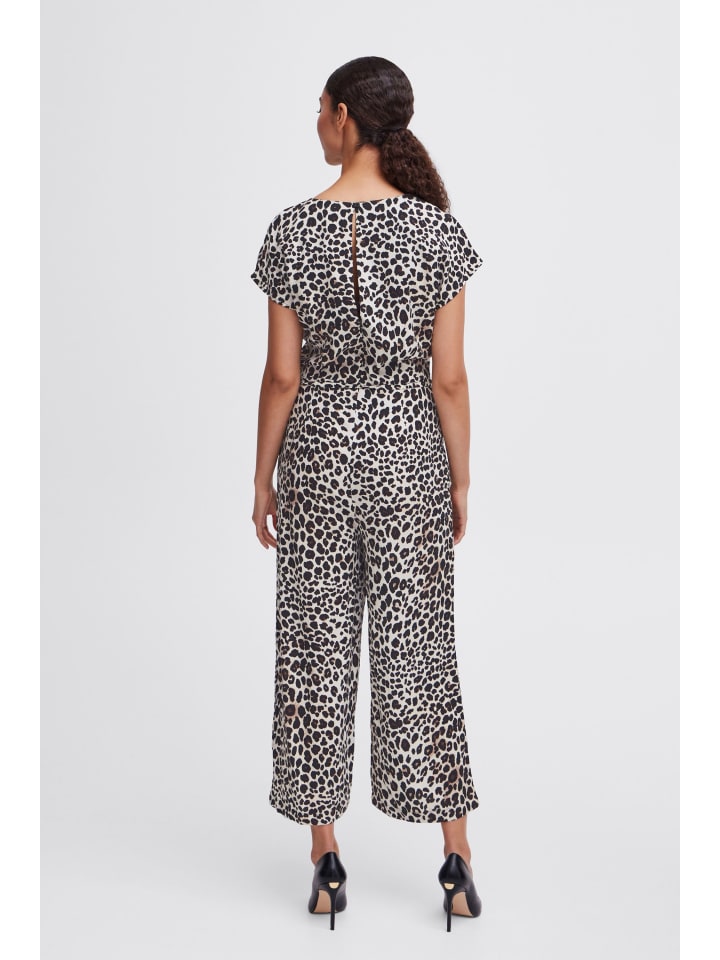 b.young Jumpsuit BYMMMJOELLA JUMPSUIT 3 - 20814531 sommerlicher Jumpsuit mit Print in Schwarz günstig kaufen