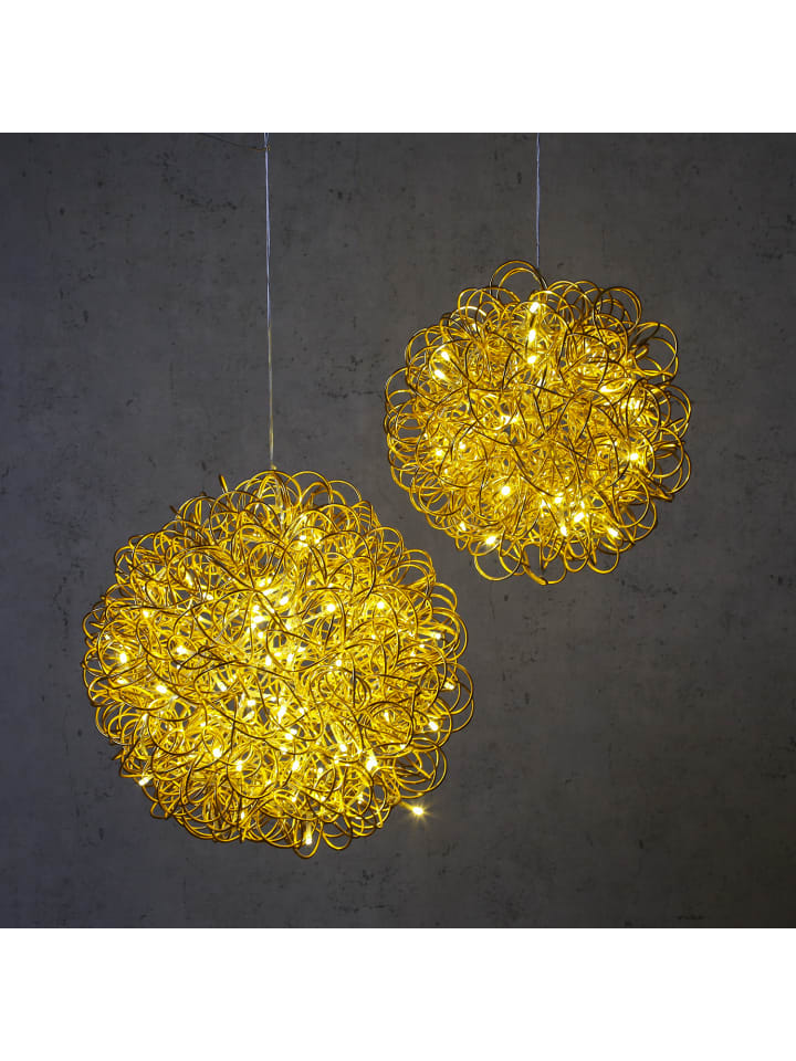 MARELIDA LED Drahtkugel Sphere 100LED D: 40cm für Außen in gold günstig kaufen onesize
