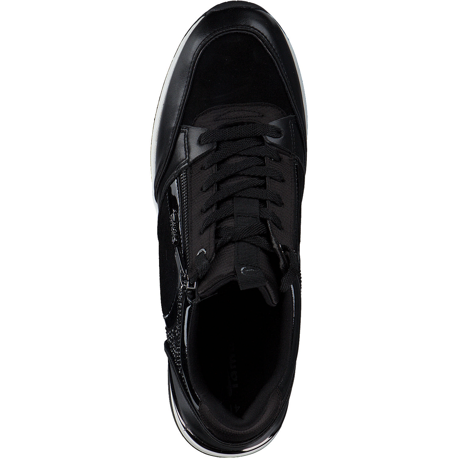 Tamaris 23703, Sneakers Low, Damen, Schwarz