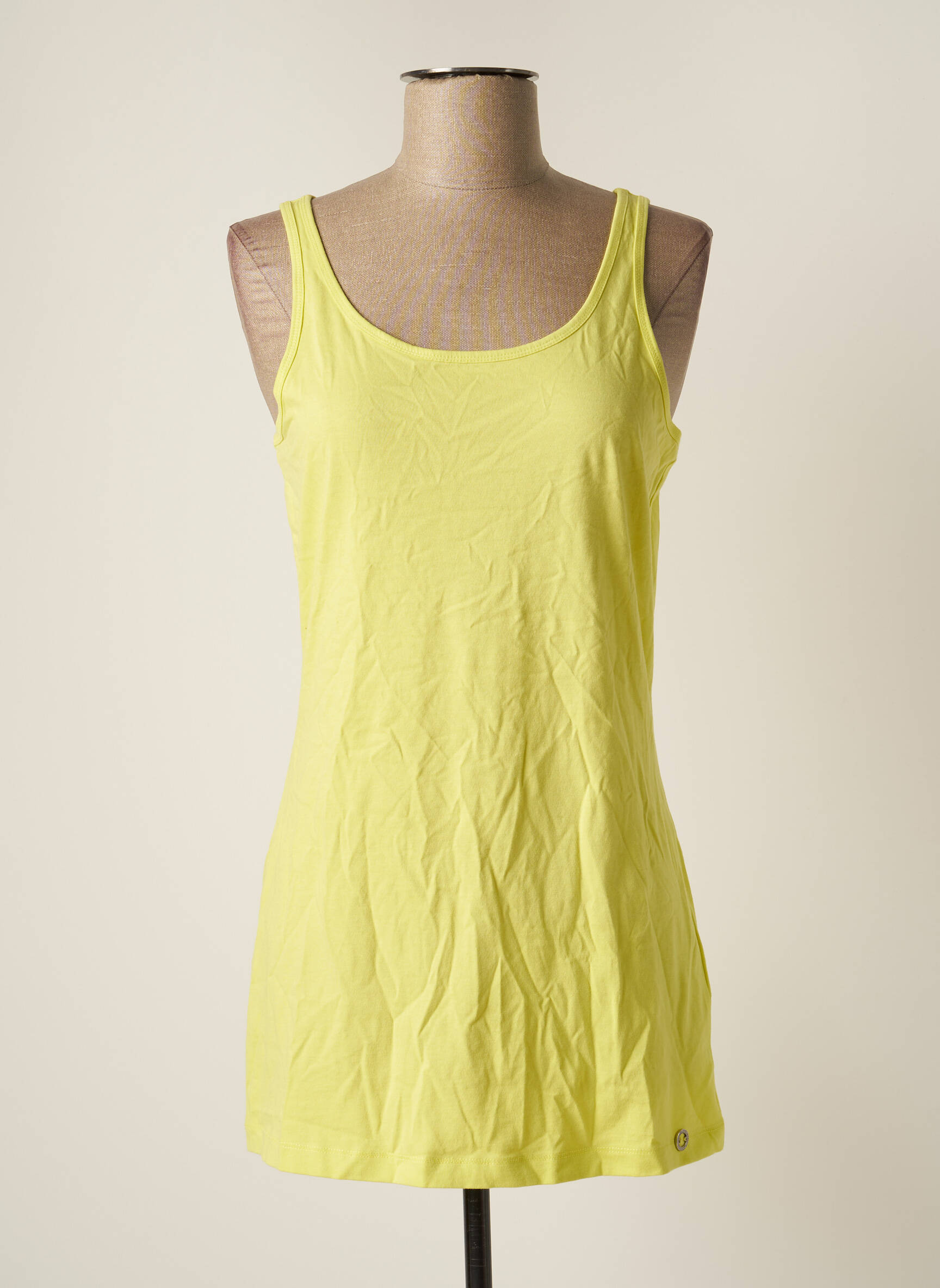 Olsen Tuniquesansmanche Femme couleur jaune