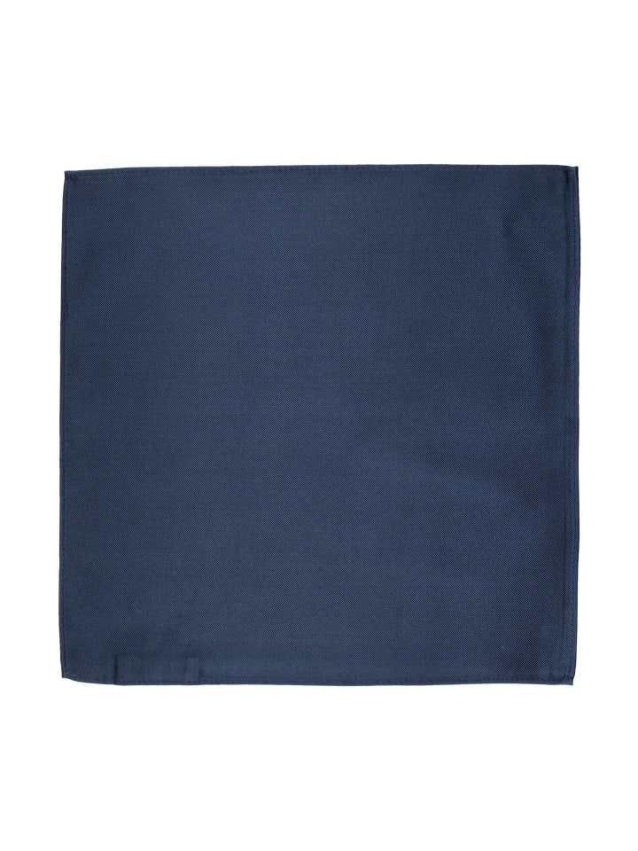Roy Robson Einstecktuch aus 100% Seide - mit feiner Musterung in DARK BLUE günstig kaufen onesize