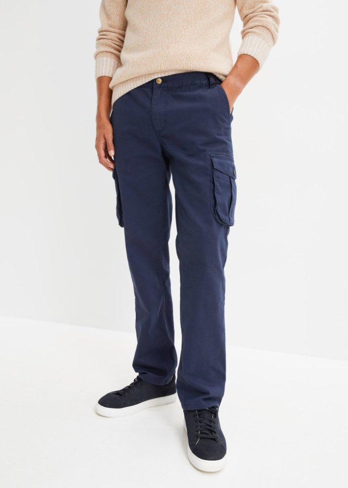 Regular Fit Cargohose m. Komfortschnitt, Straight
