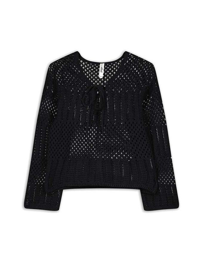Strickpullover - Lochstrick