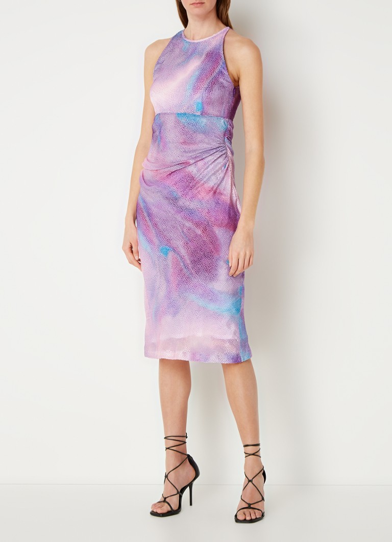 Abito midi IRO Lidama con motivo in velluto jacquard