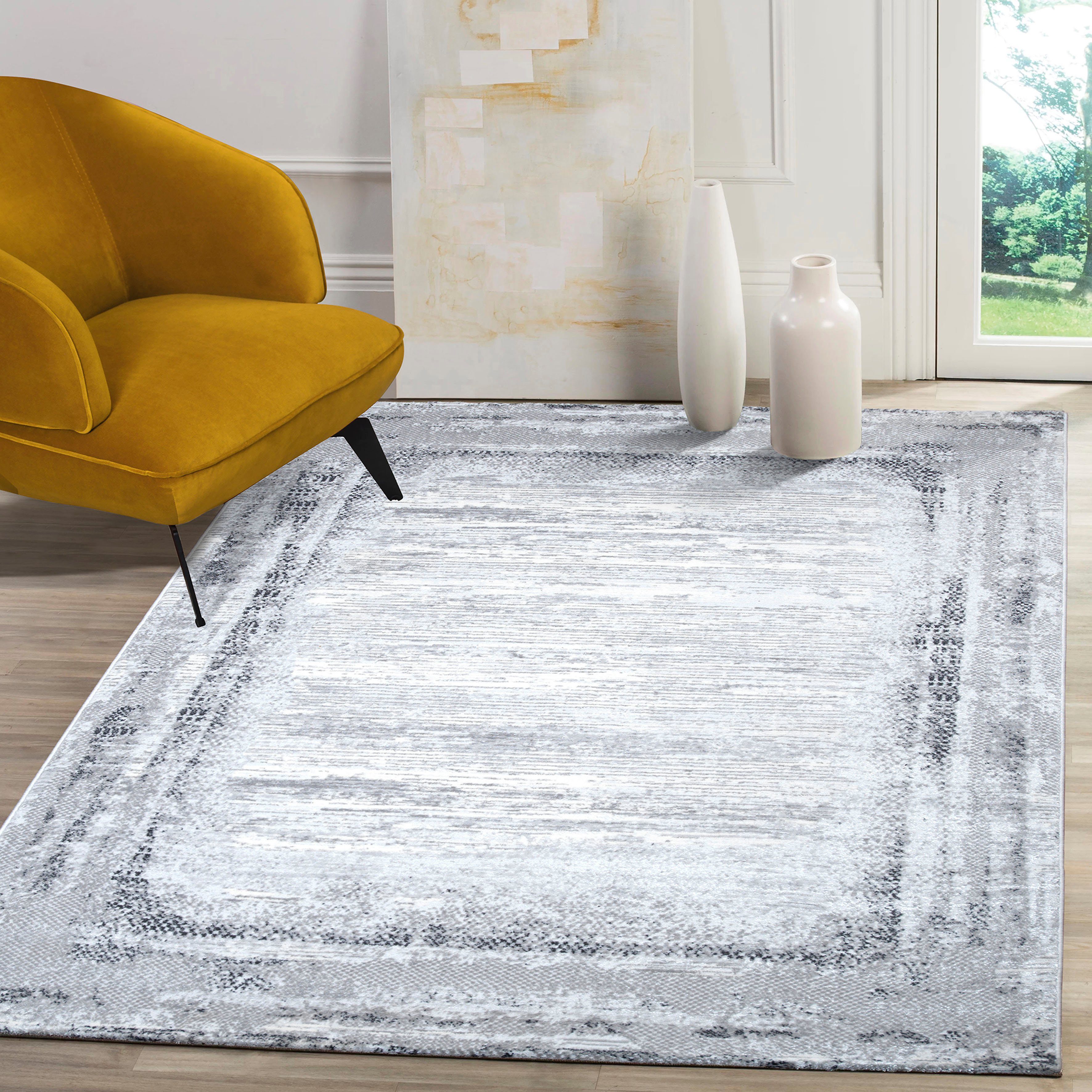 Teppich Harmony 3215, Sanat, rechteckig, Höhe: 12 mm, Kurzflorteppich, Wohnzimmer