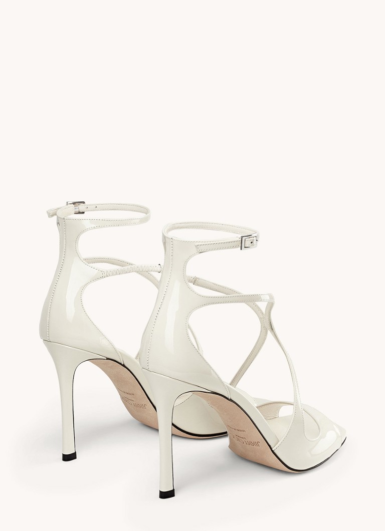 Jimmy Choo Azia 95 -kiiltonahkasandaalit