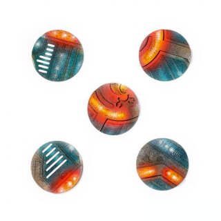 Nekropolis 50 mm Round Base Toppers (50mm) (5)