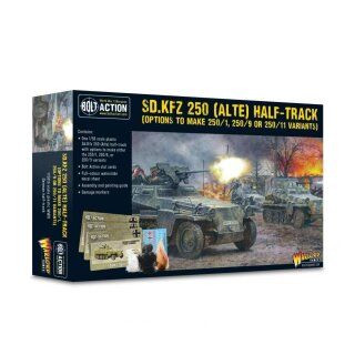 Sd.Kfz 250 (Alte) Half-Track (Options to make 250/1, 250/9 & 250/11 Variants)