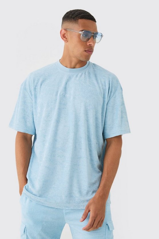 Oversize Frottee Man Signature T-Shirt