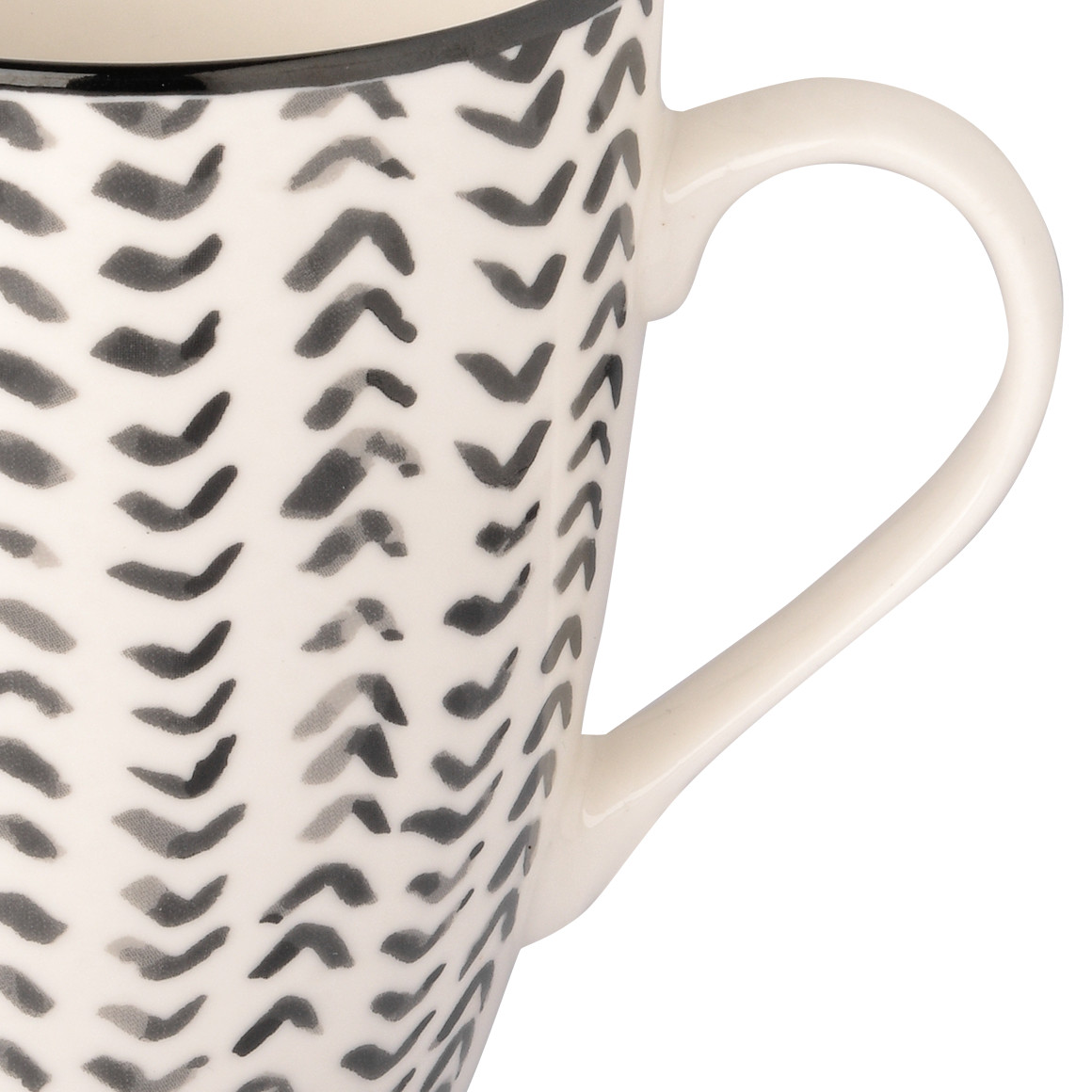 Tasse mit grafischem Muster