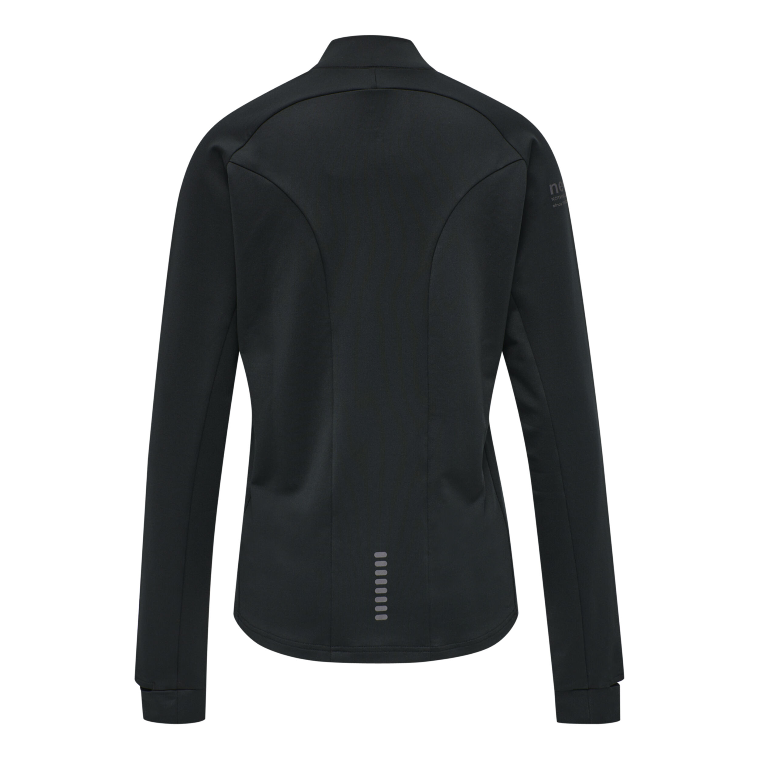 Half-Zip Longsleeve Damen - Schwarz