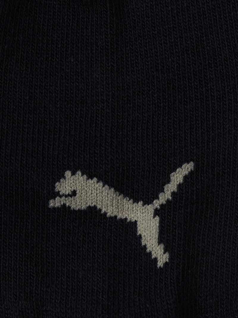 Sneakersocken mit Label-Details im 3er-Pack in marineblau