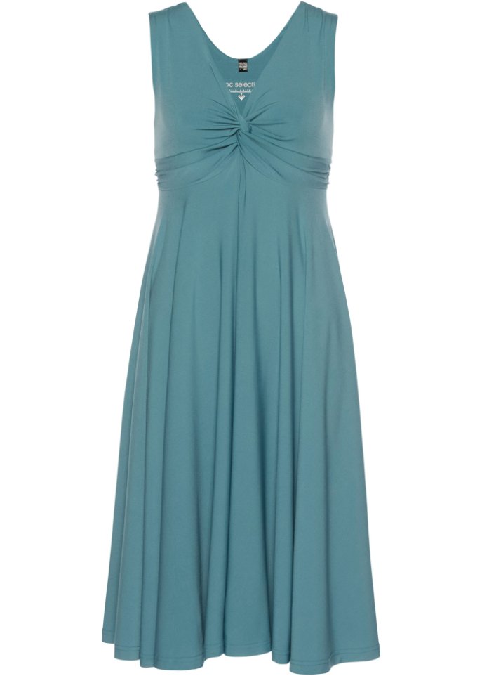 Shirtkleid mit V-Ausschnitt