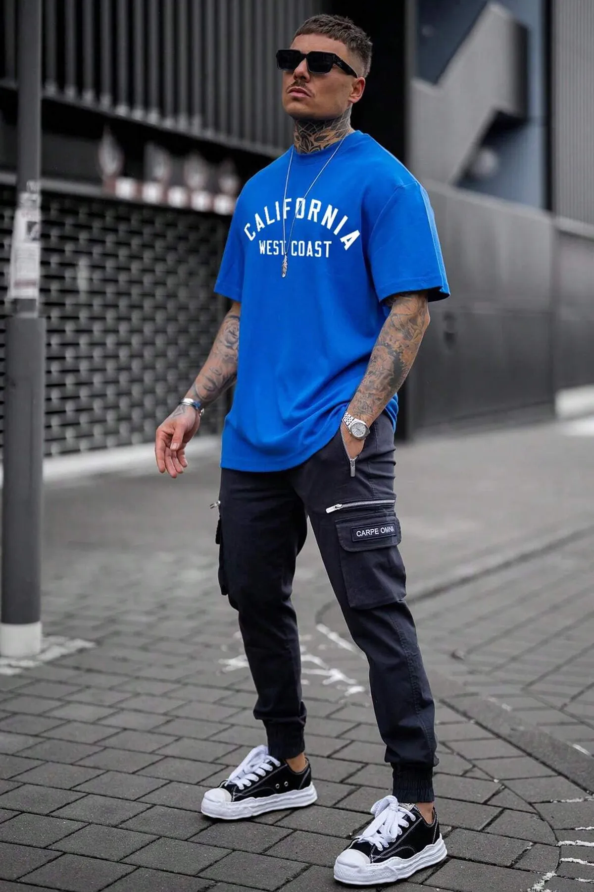 uyguntarz  T-Shirt - Blau - Regular Fit