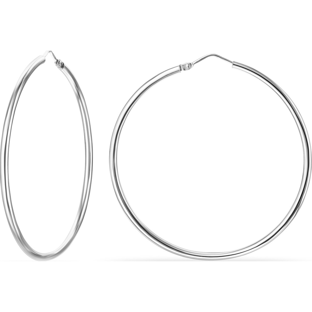 FAVS Créoles 925 Argent Boucles d'oreilles