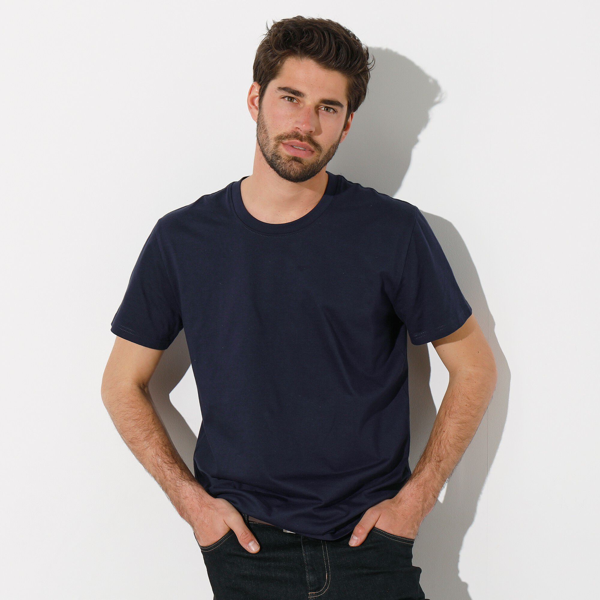T-shirt col rond manches courtes