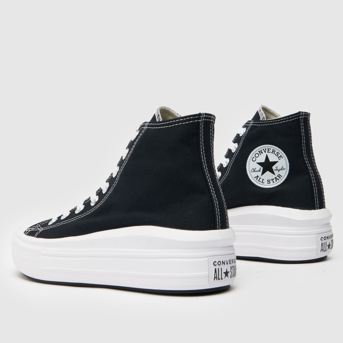 Converse All Star Move Hi cipők fekete-fehér színben
