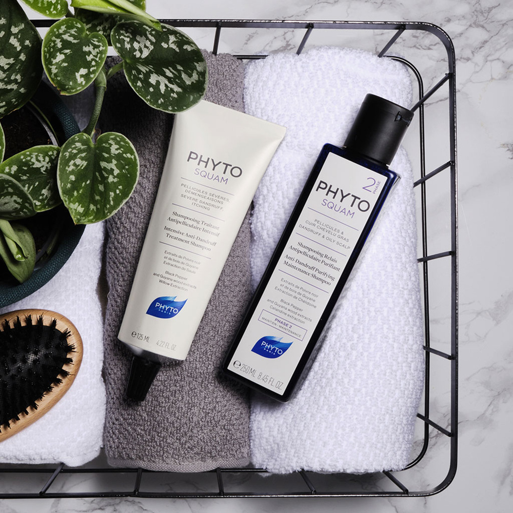 Phyto PHYTOSQUAM SHAMPOOING RELAIS ANTIPELLICULAIRE PURIFIANT FLACON 250ML SHAMPOOING ANTIPELLICULAIRE