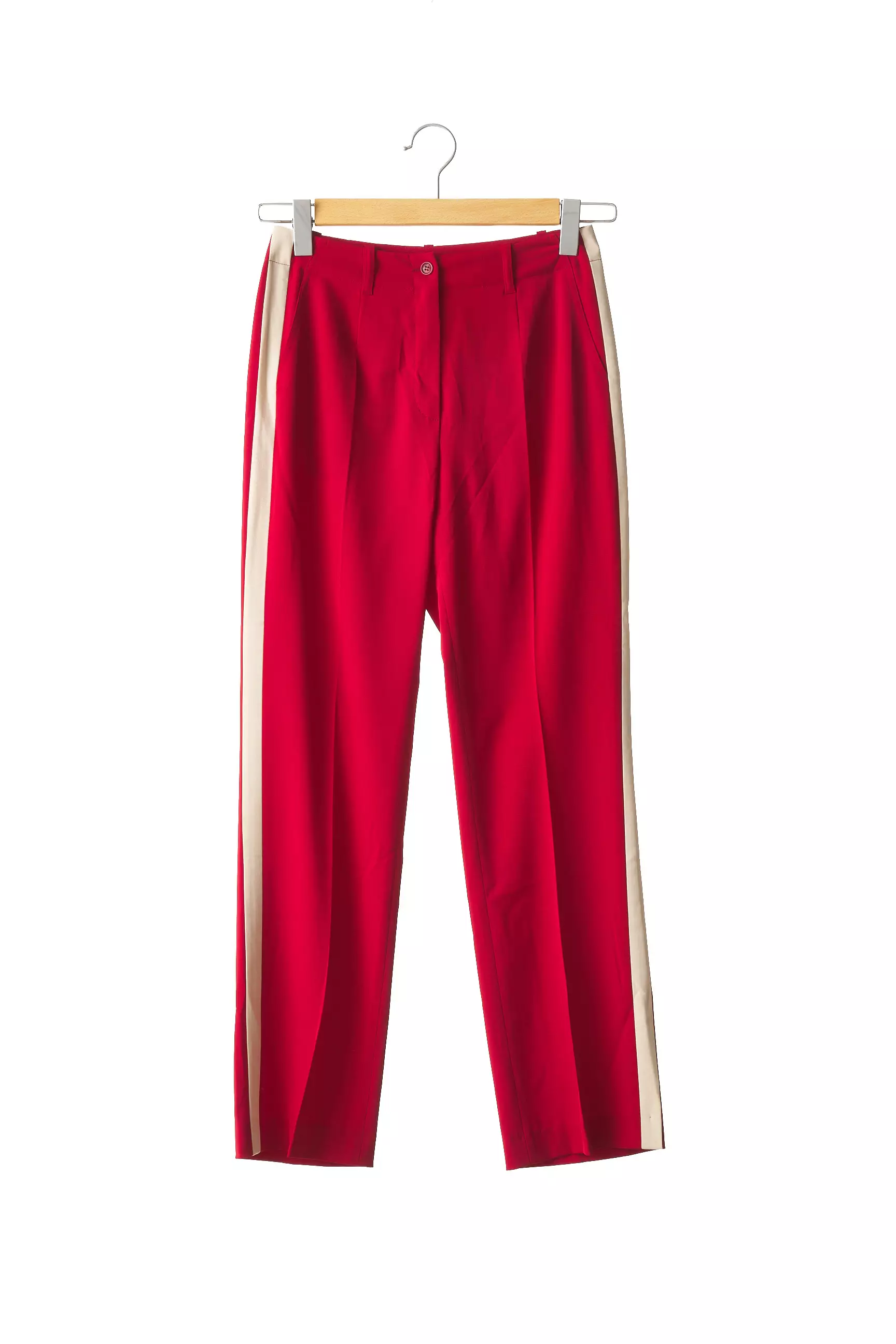 Votre Nom Pantalons Droits Femme couleur rouge