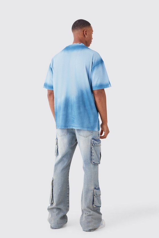 Oversize T-Shirt mit Farbverlauf
