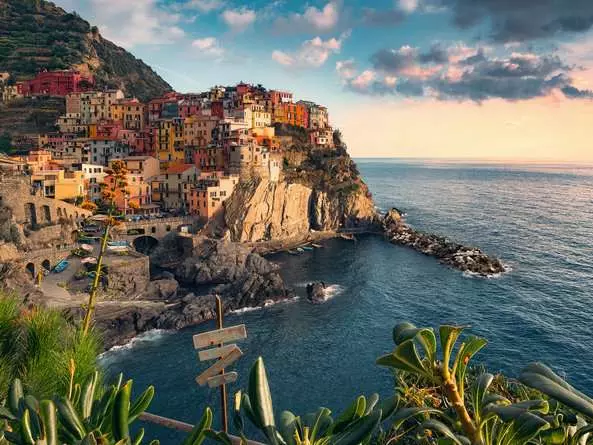 Puzzle 1500 Teile - Blick auf Cinque Terre