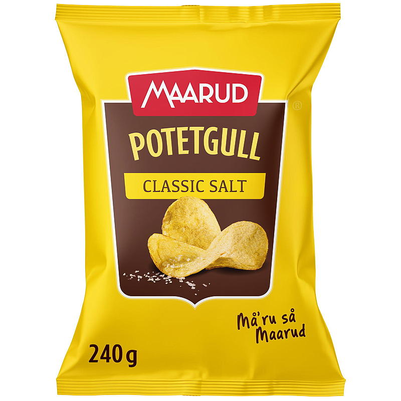 Maarud Potetgull 240 g classic salt Maarud
