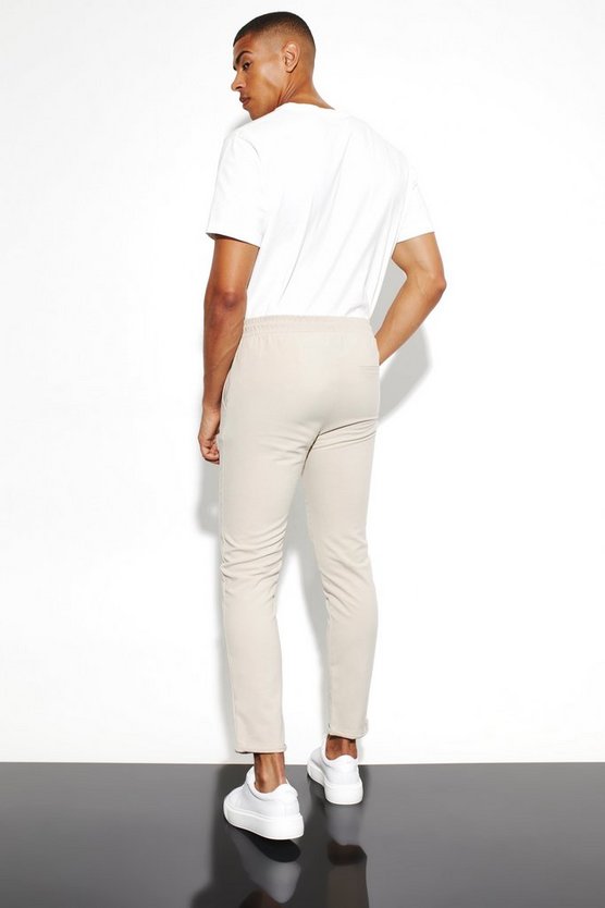 Elastische Skinny Hose mit Kette