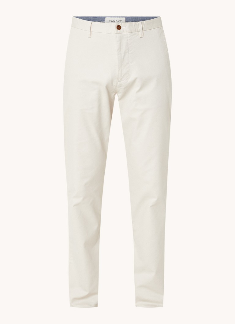 Pantaloni chino Gant, taglio affusolato con elasticità