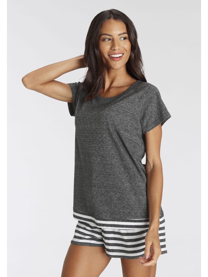 VIVANCE DREAMS Shorty in schwarz geringelt günstig kaufen