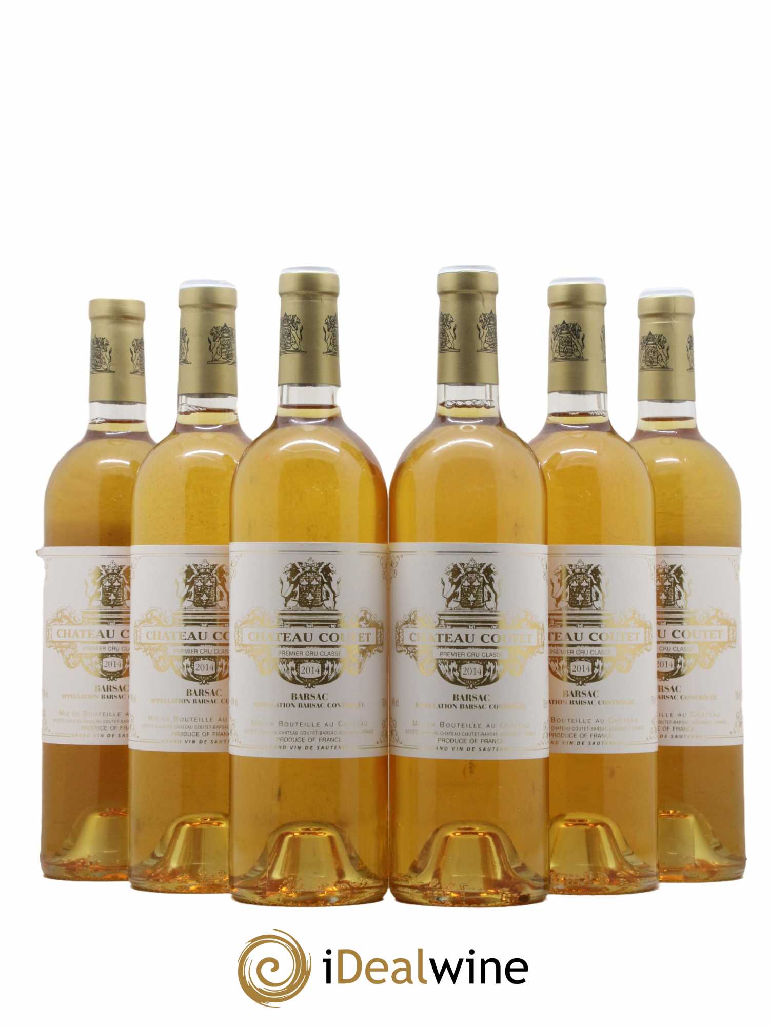 Château Coutet 1er Grand Cru Classé  2014 - Lot de 6 Bouteilles