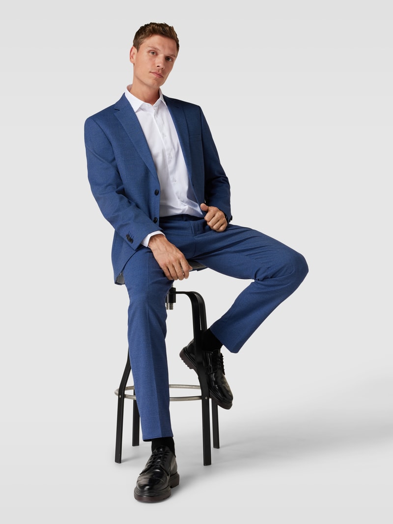 2-Knopf-Sakko mit Eingrifftaschen in royalblau
