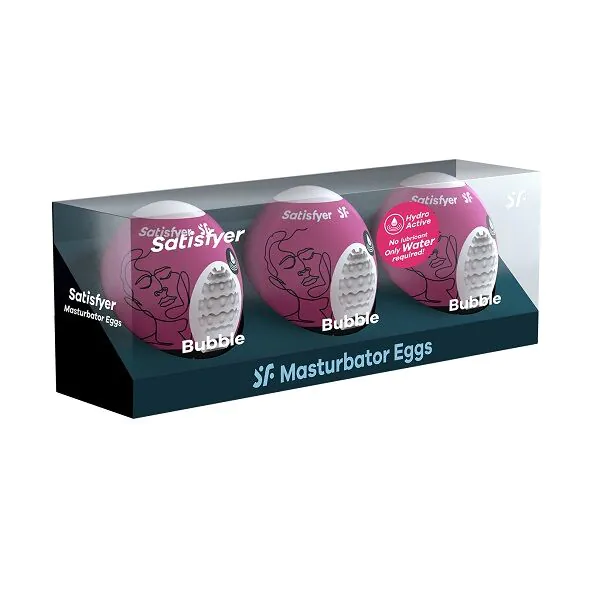 Satisfyer Masturbator Egg Set od 3 Dijela Mjehurića