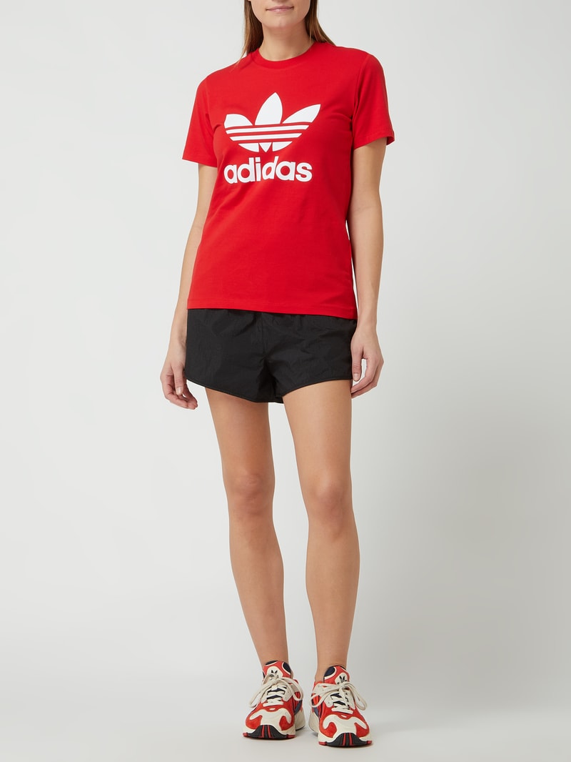 Shorts mit Logo in schwarz