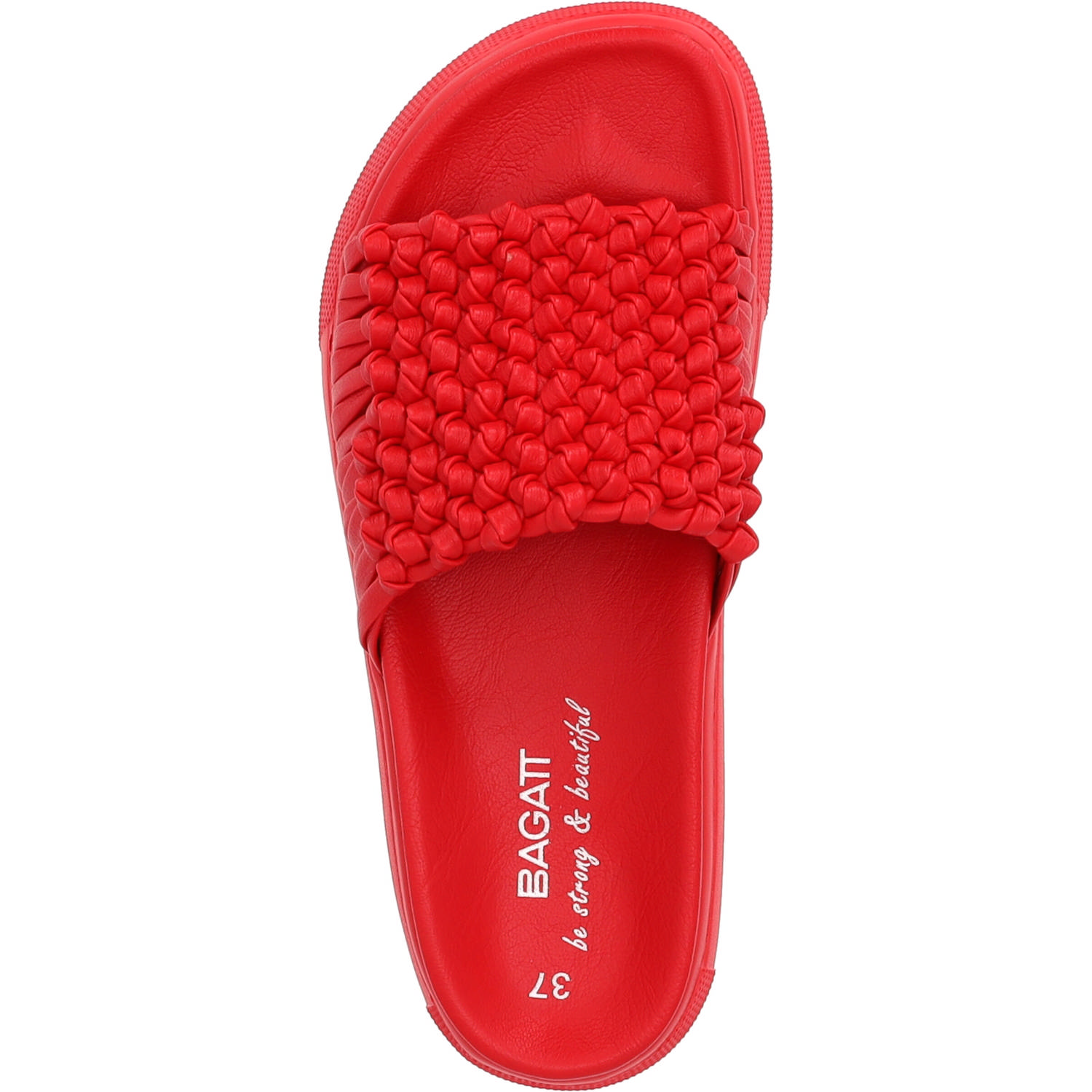 Bagatt Dalia A7596, Plateau-Pantoletten, Damen, RED