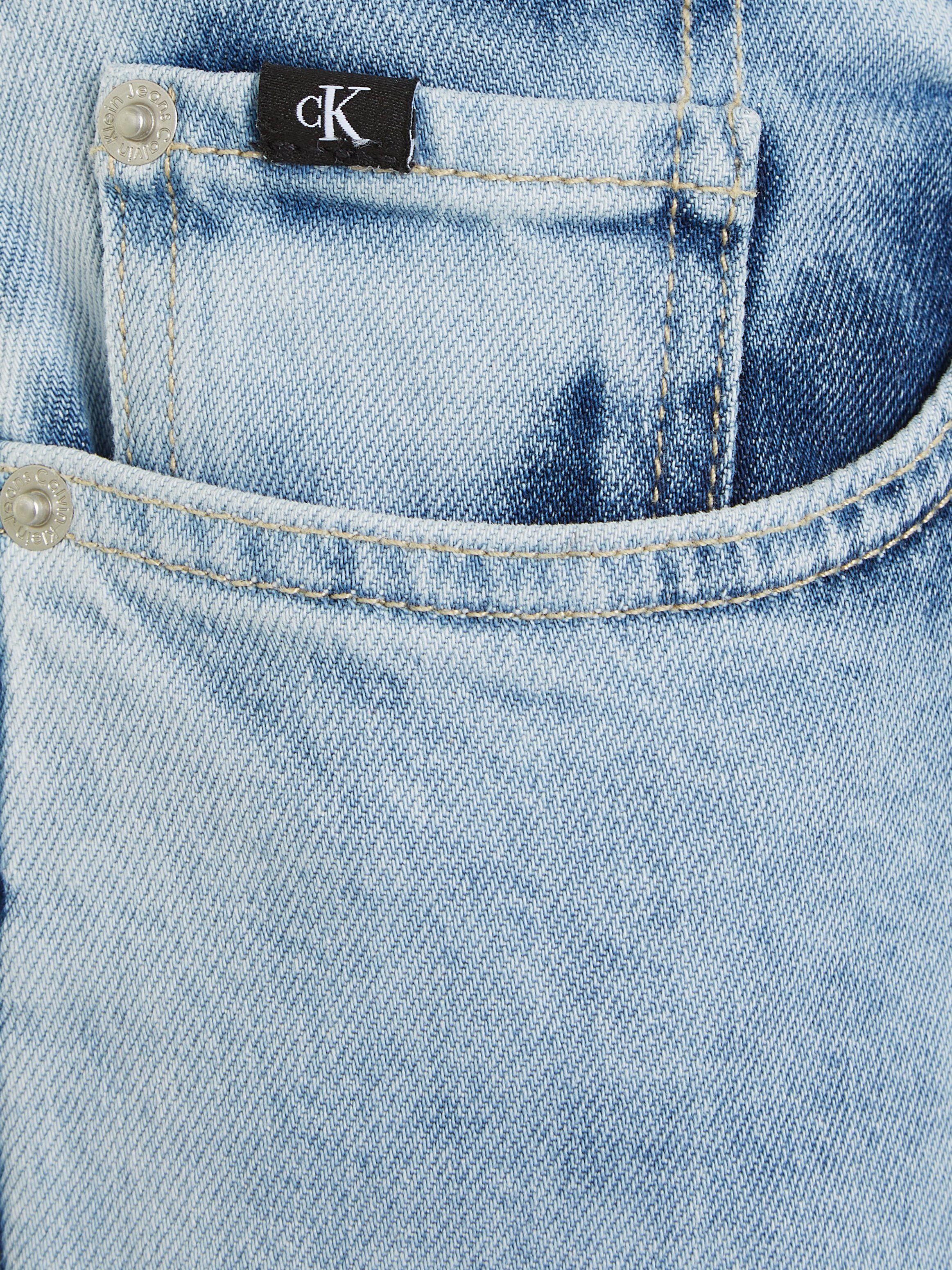 Calvin Klein Jeans Straight-Jeans REG. STRAIGHT OPTIC LIGHT BLUE im 5-Poket-Style