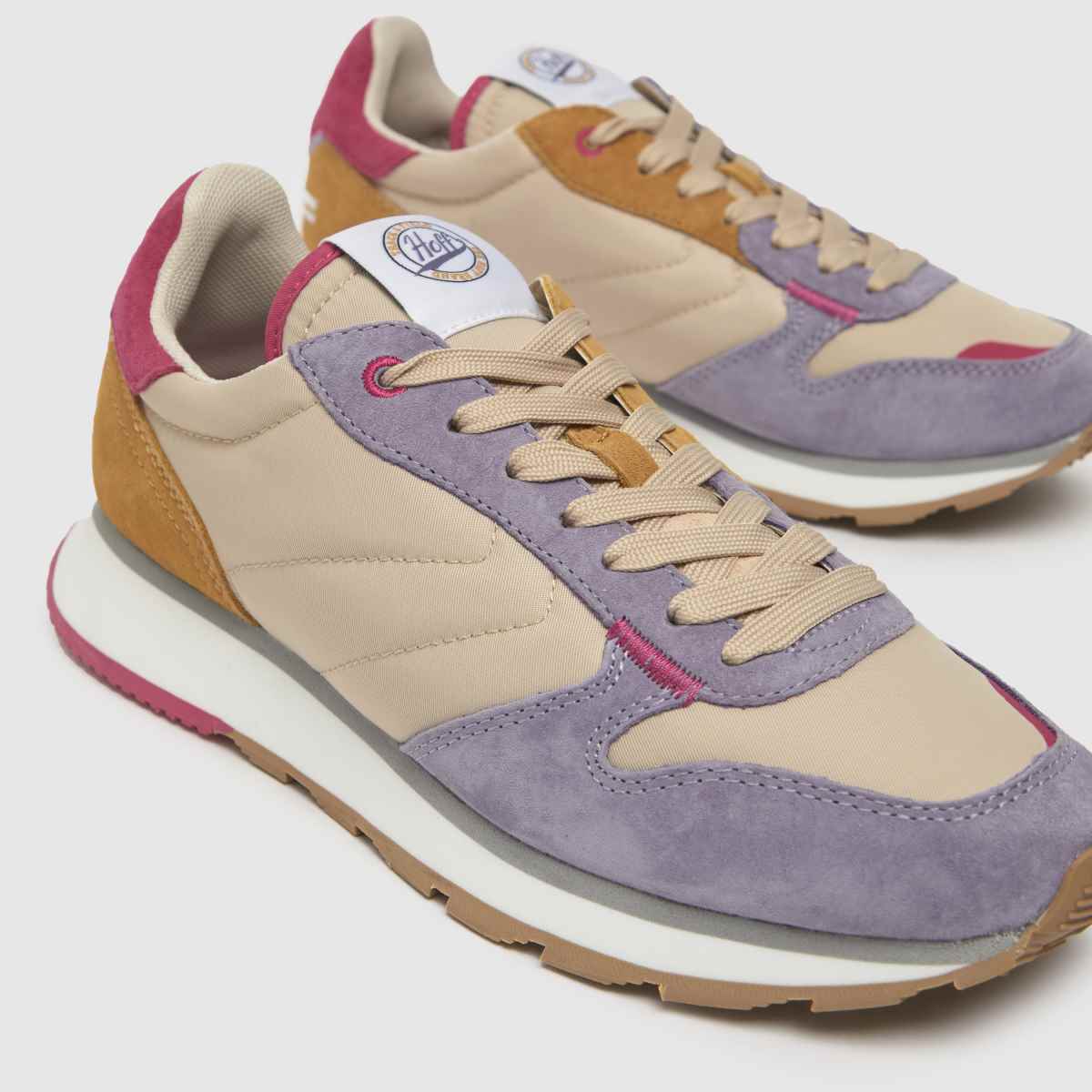 HOFF – Aegina – Beige träningsskor med dragkedja