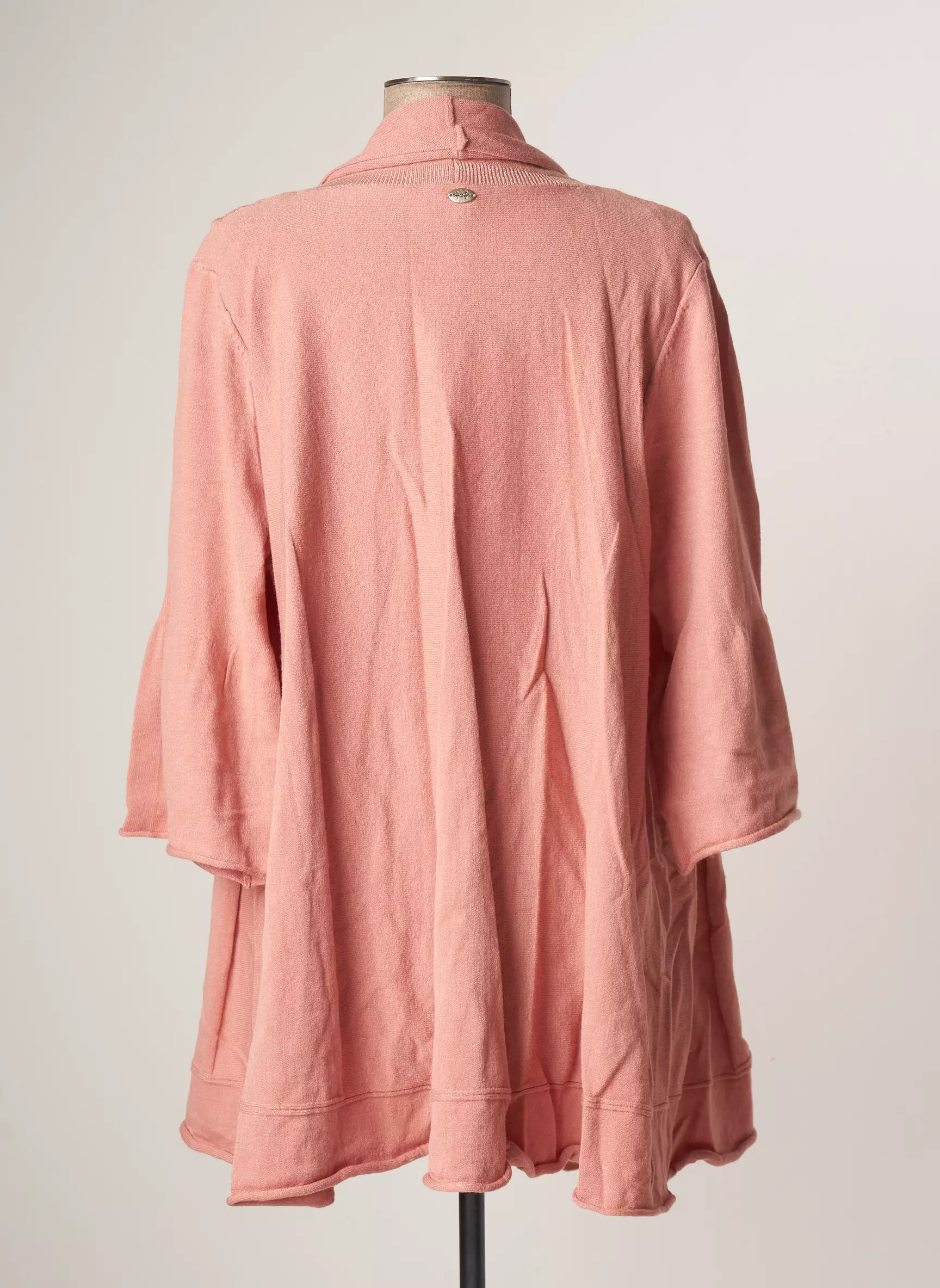 La Fiancee Du Mekong Cardigans Femme couleur rose